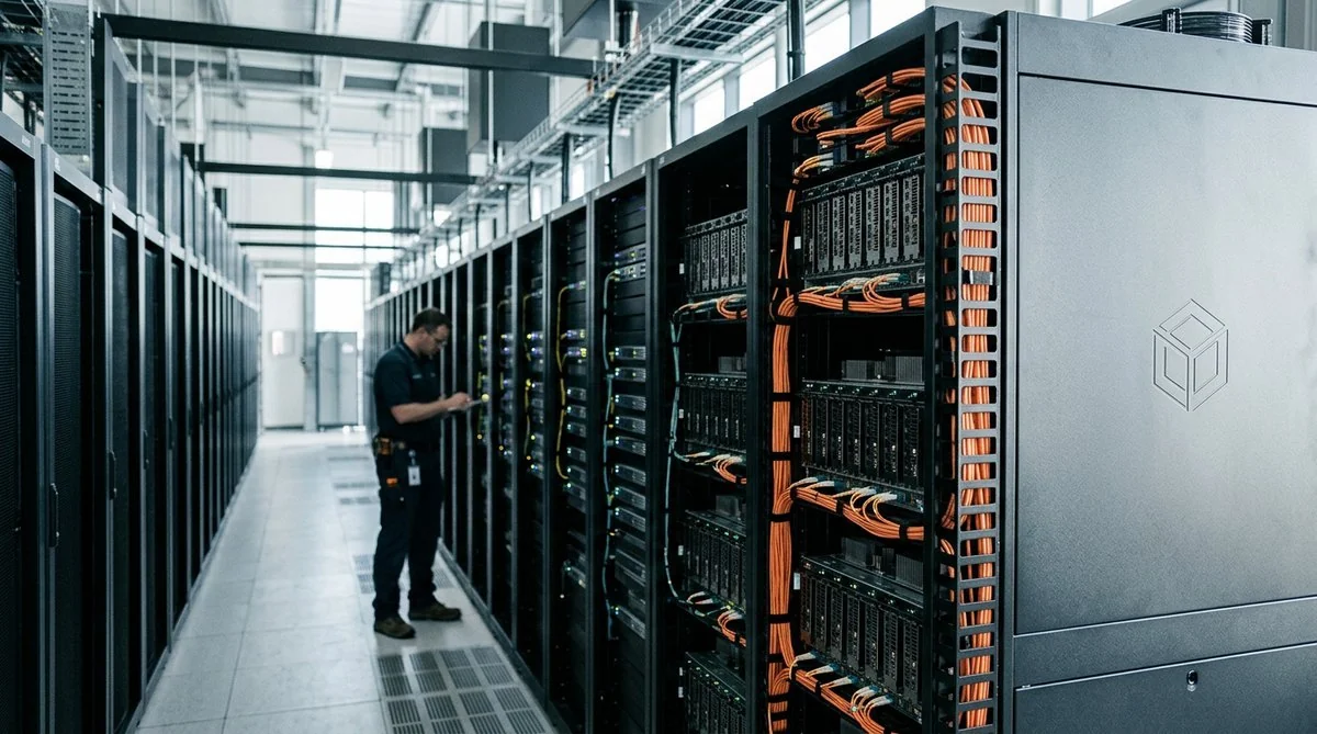 Sala de servidores con GPU
